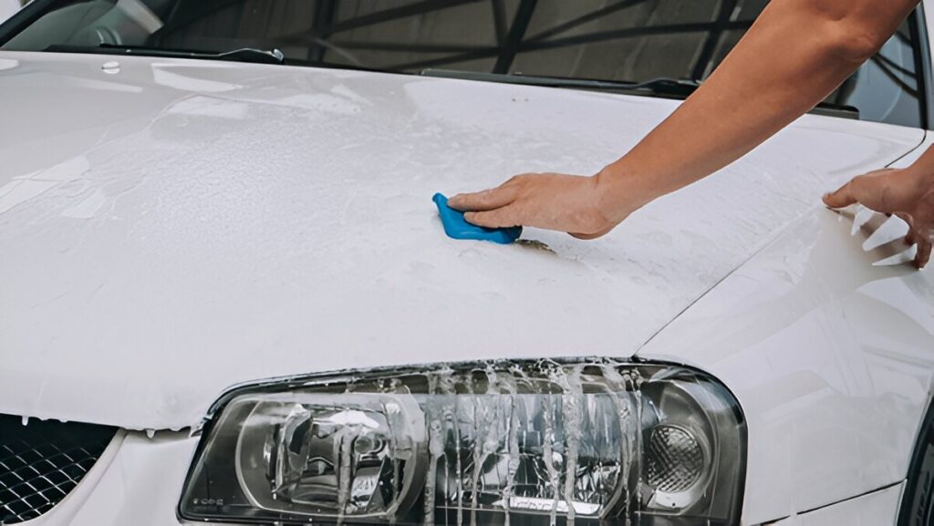 car wash with clay bar